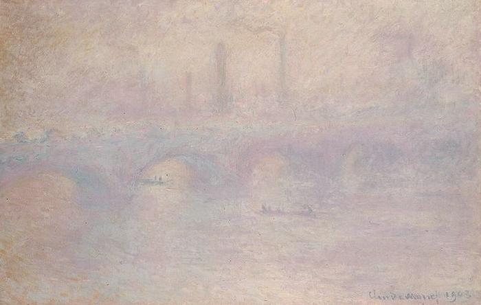Claude Monet Waterloo Bridge Sweden oil painting art